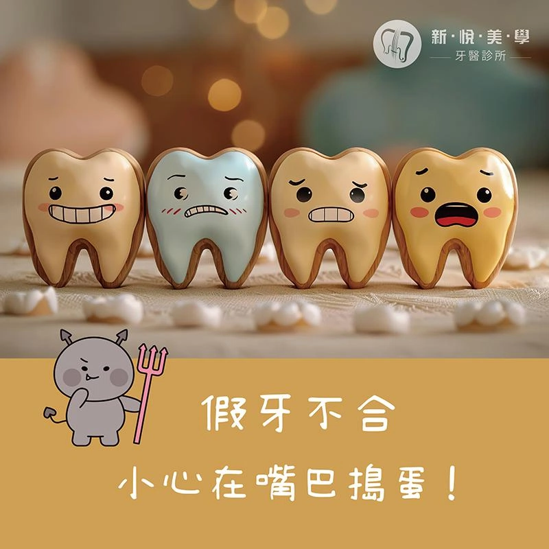 假牙「差一點」不密合，問題差很多！