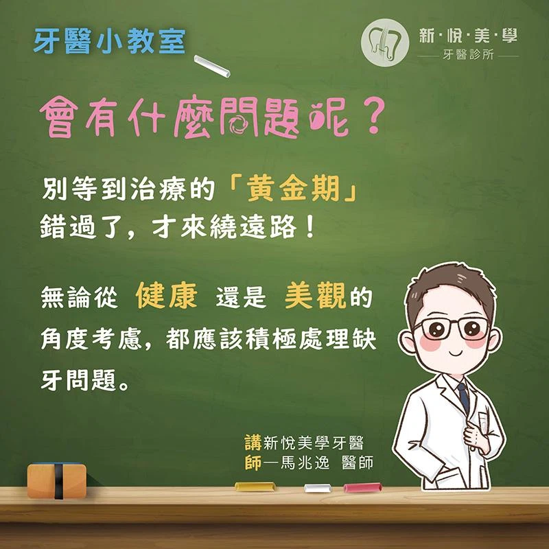 缺牙不補會怎樣?從外觀到健康的全面影響解析 缺牙不補會怎樣?從外觀到健康的全面影響解析