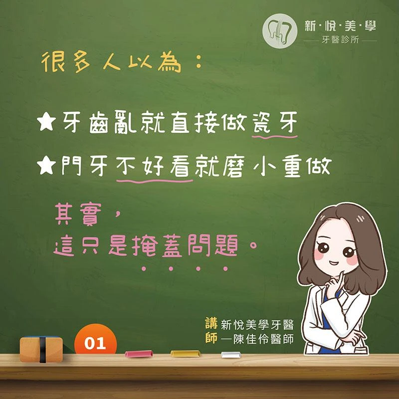 先排齊，再美化｜齒列矯正與瓷牙修復的治療順序怎麼選？