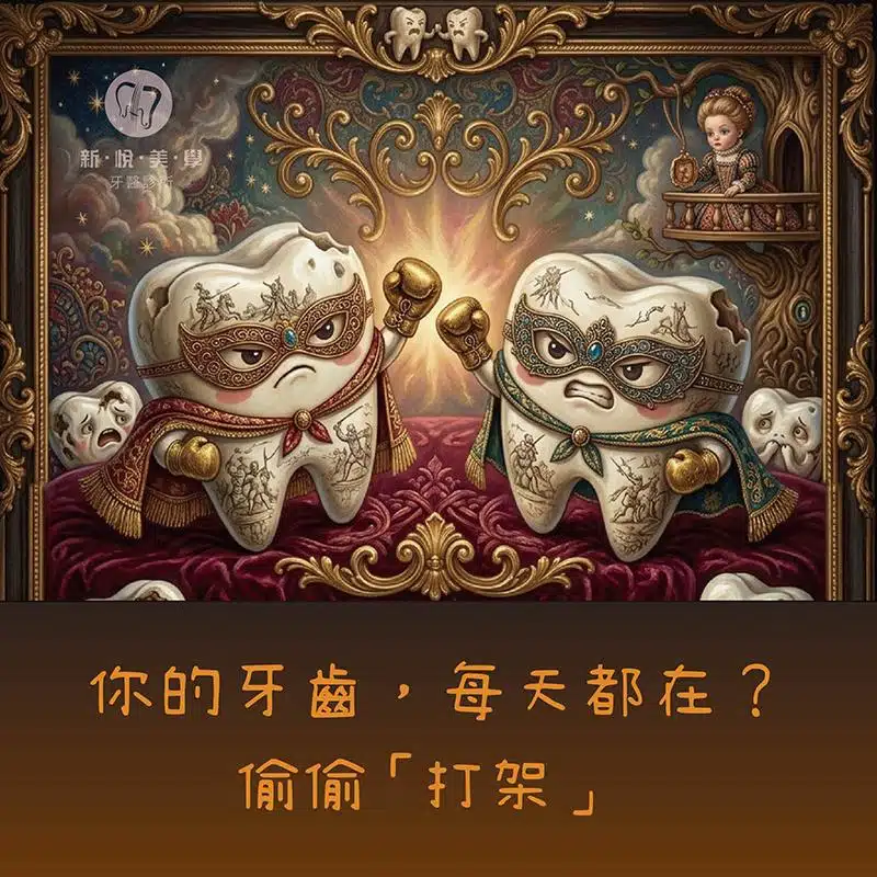 你的牙齒每天都在「打架」？認識咬合不正與牙齒磨耗